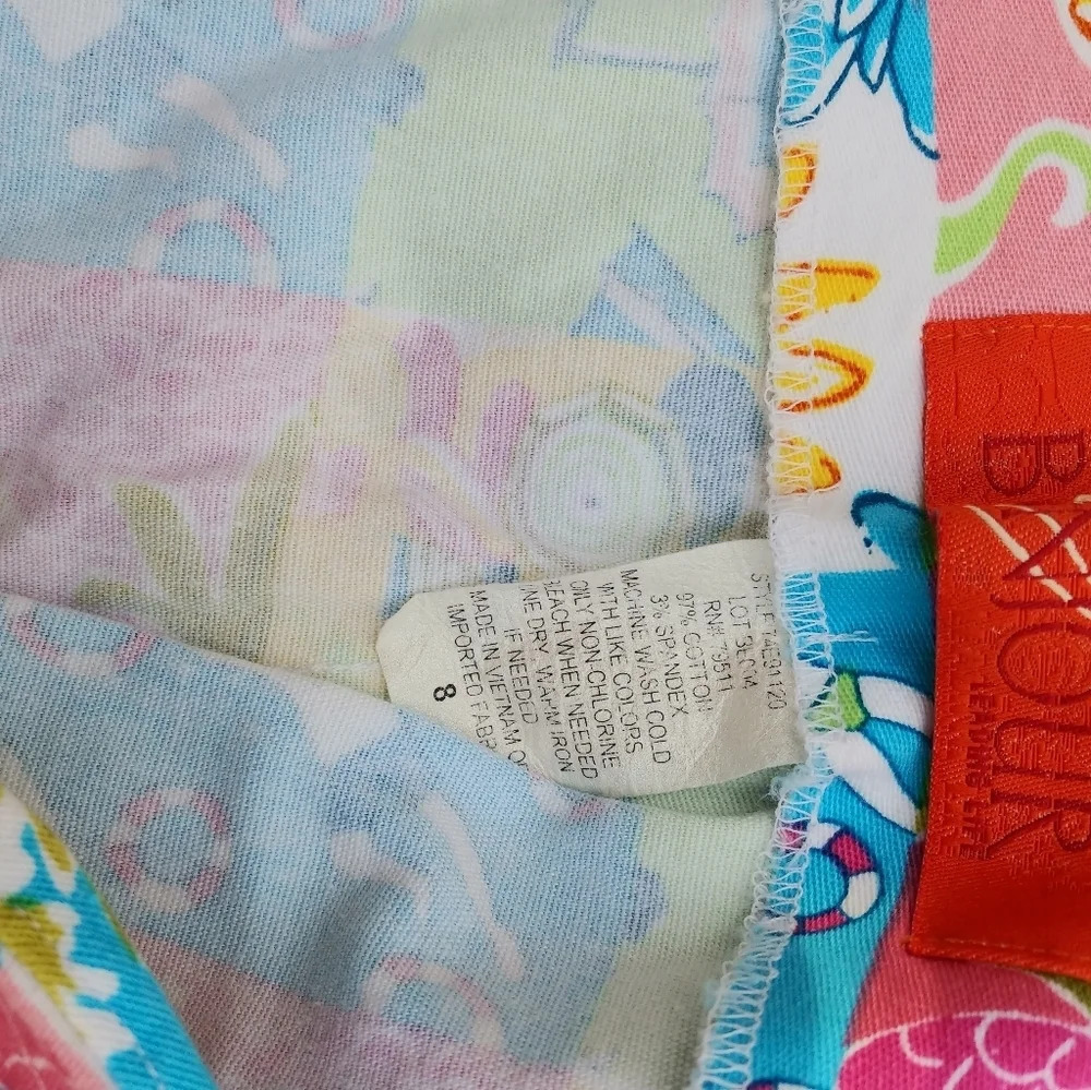 Bon Jour Leading Life womens Colorful Capri size 8 - Picture 5 of 6